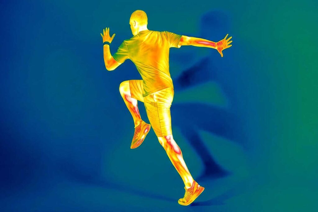 Cómo cambia la temperatura de las piernas tras el calentamiento FIFA 11+